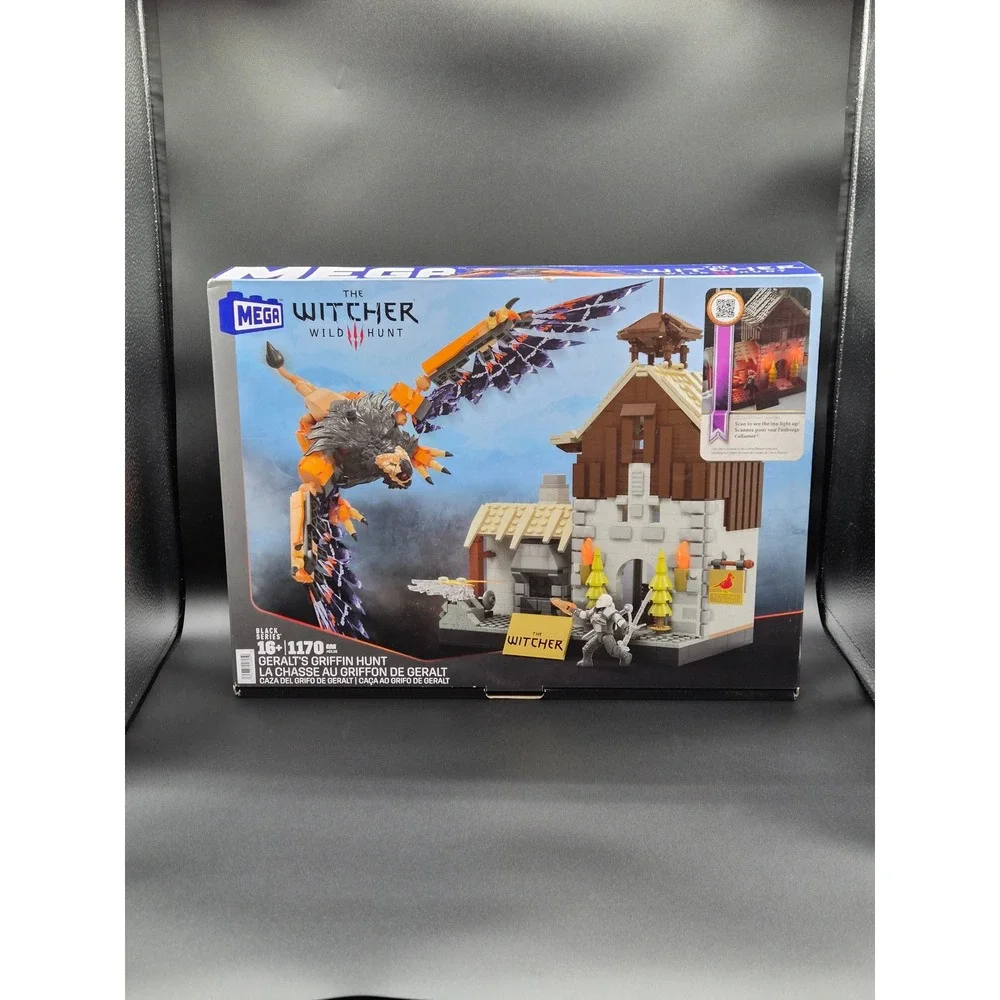 The Witcher‎ Wild Hunt Geralt's Griffin Hunt Mega Blocks 1170 PCS